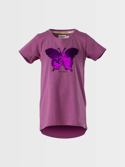 Butterfly Magic | Rövid ujjú tunika lányoknak
