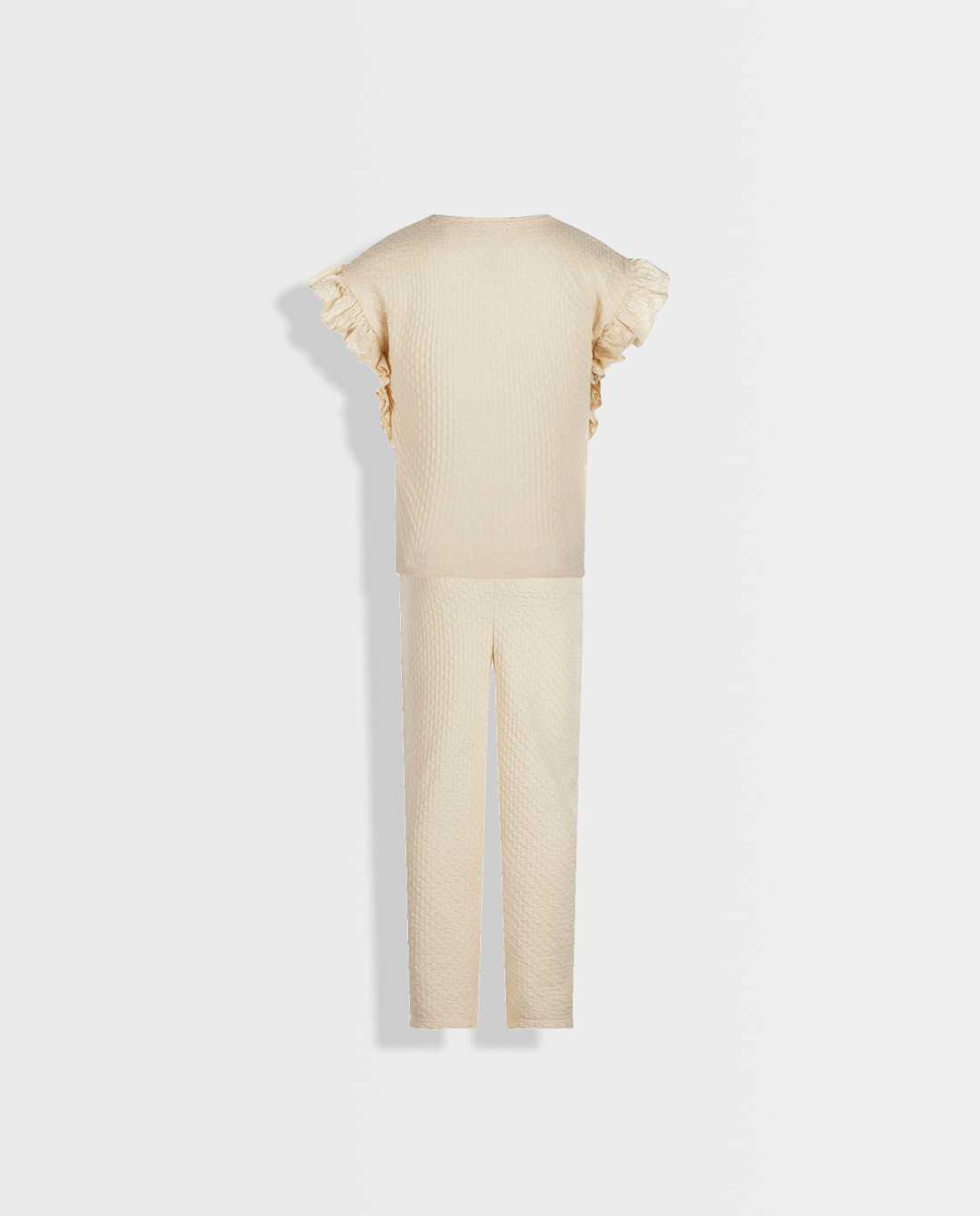Off White Essence | Kétrészes együttes lányoknak hosszúszárú nadrággal