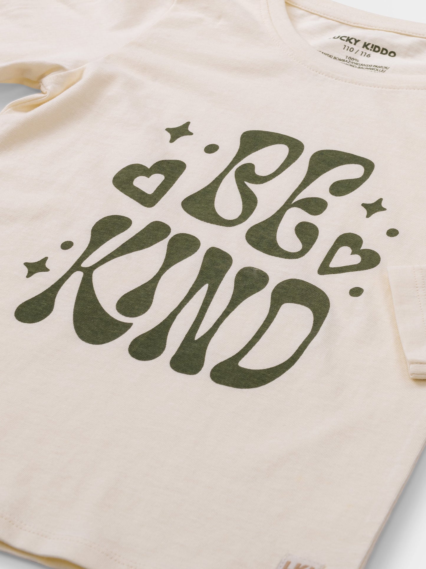 Lány hosszú ujjú póló Be kind