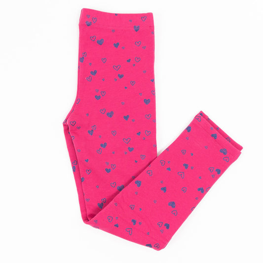 Lány Téli Leggings Hearts