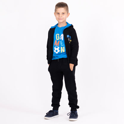 Fiú téli jogger nadrágok Black