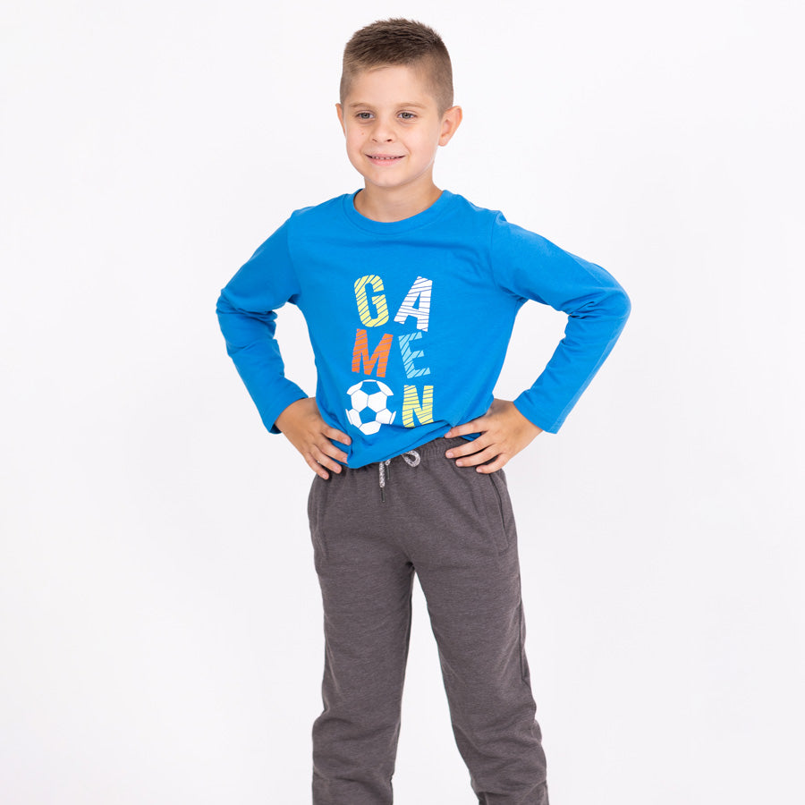 Fiú jogger nadrágok Dark Grey