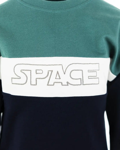 Fiú Pulóver Space
