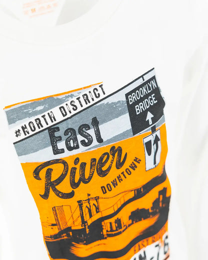 Fiú hosszú ujjú póló East River