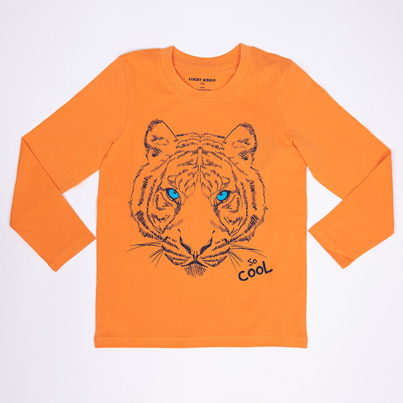 Fiú hosszú ujjú póló Cool Lion