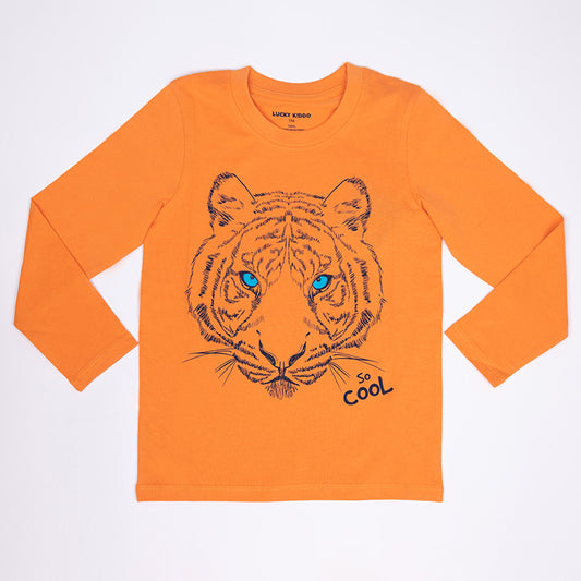 Fiú hosszú ujjú póló Cool Lion