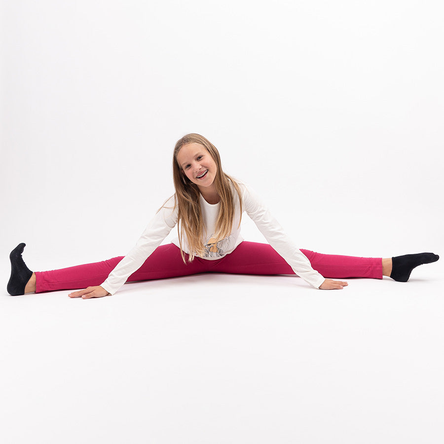 Lány Téli Leggings Cool Pink
