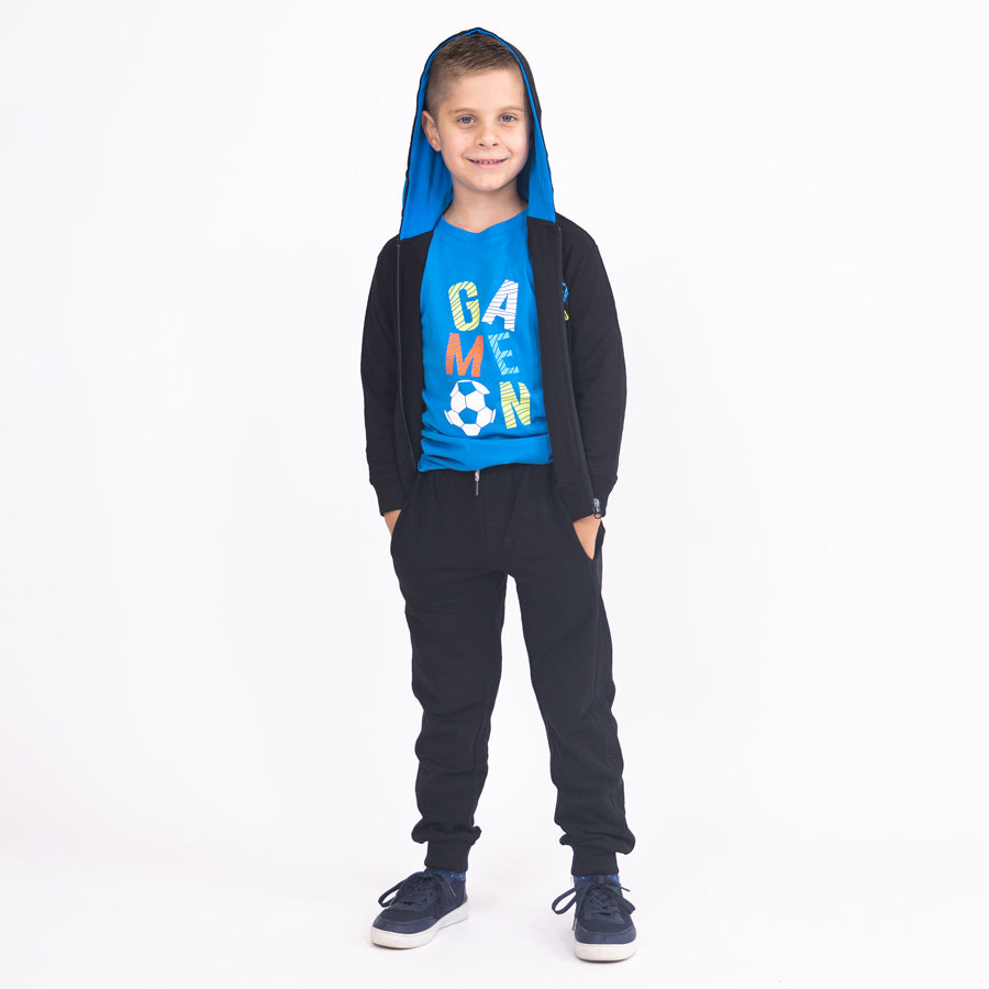 Fiú téli jogger nadrágok Black