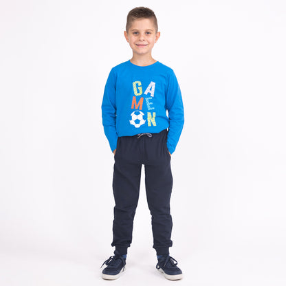 Fiú jogger nadrágok Blue sea