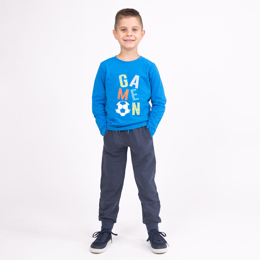 Fiú jogger nadrágok Deep Blue