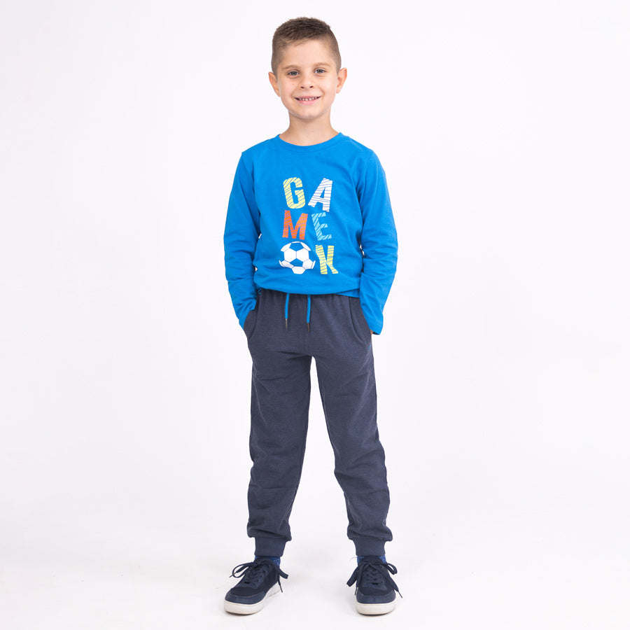 Fiú jogger nadrágok Deep Blue
