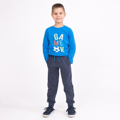 Fiú jogger nadrágok Deep Blue