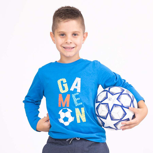 Fiú hosszú ujjú póló Game On