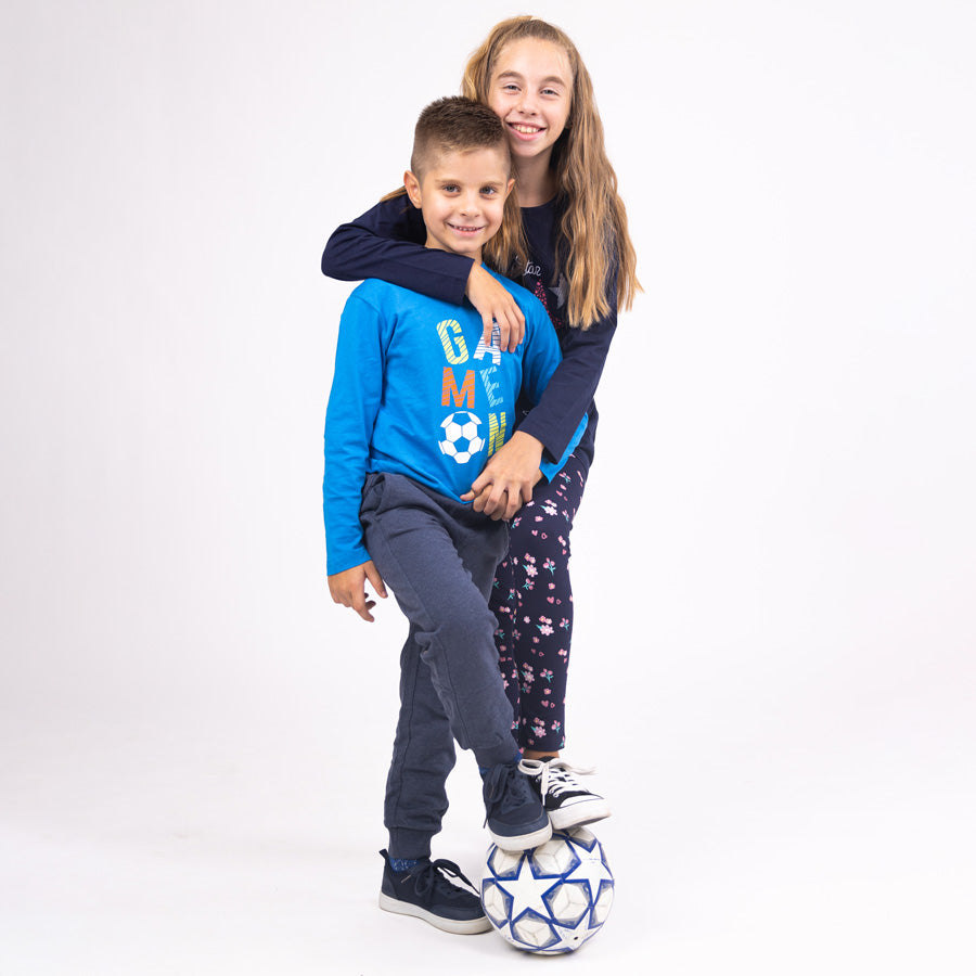 Fiú jogger nadrágok Light Blue