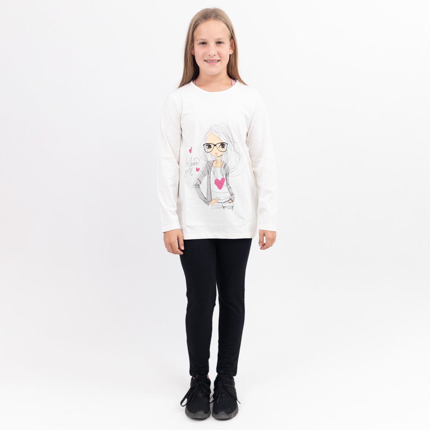 Lány Tunika Fashion Girl