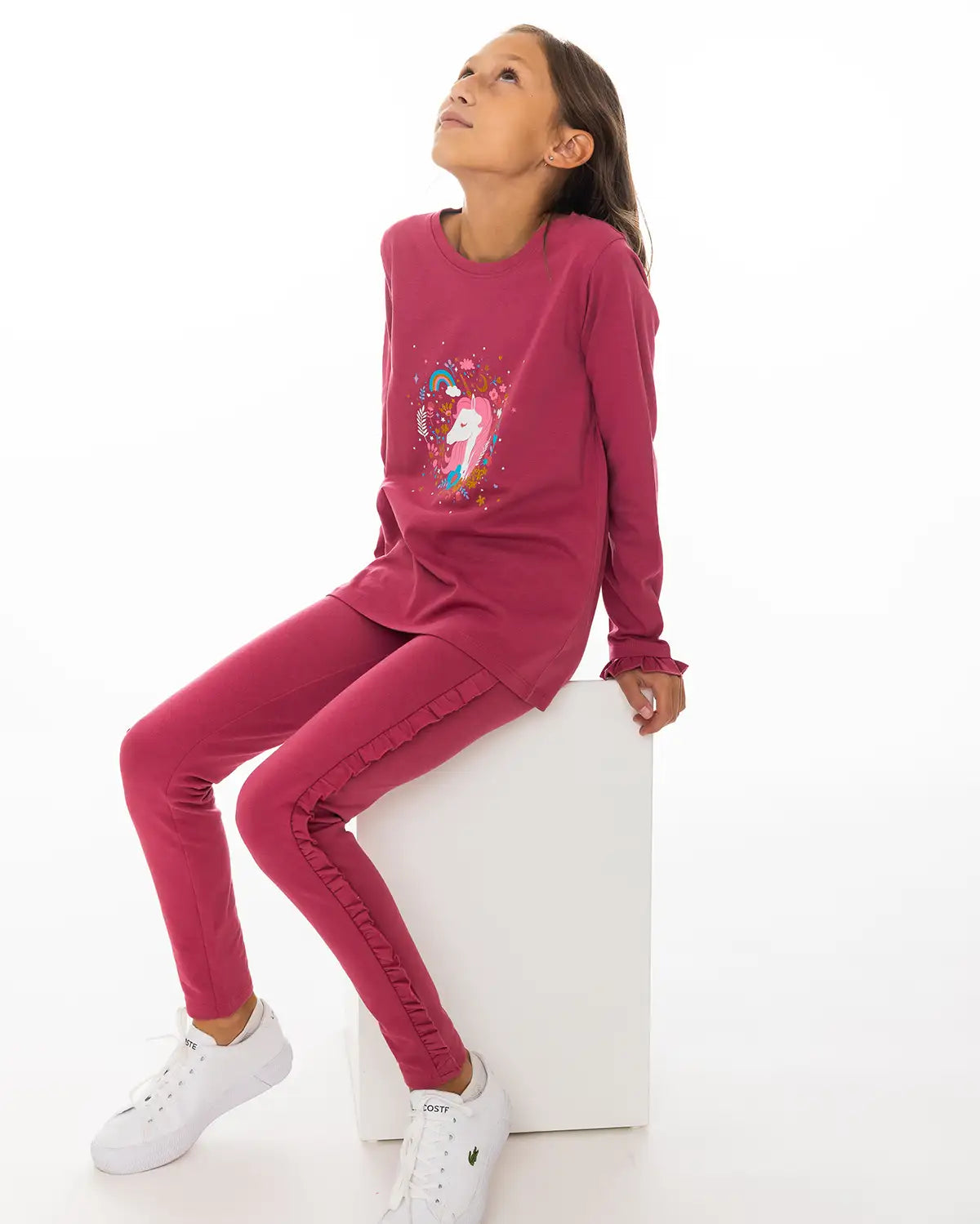 Lány leggings Pink Wild