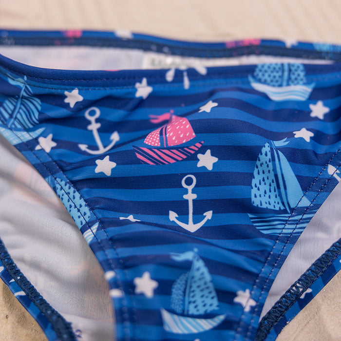 Lány fürdőruha alsó Sailboats