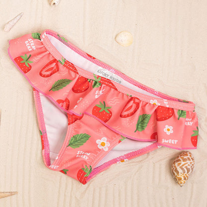 Lány fürdőruha alsó Strawberries