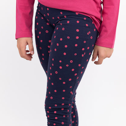 Lány Téli Leggings Little Circles
