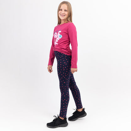 Lány Téli Leggings Little Circles