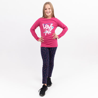 Lány Téli Leggings Little Circles