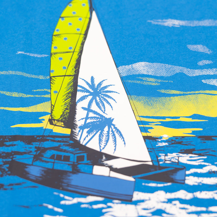 Fiú póló Sailboat