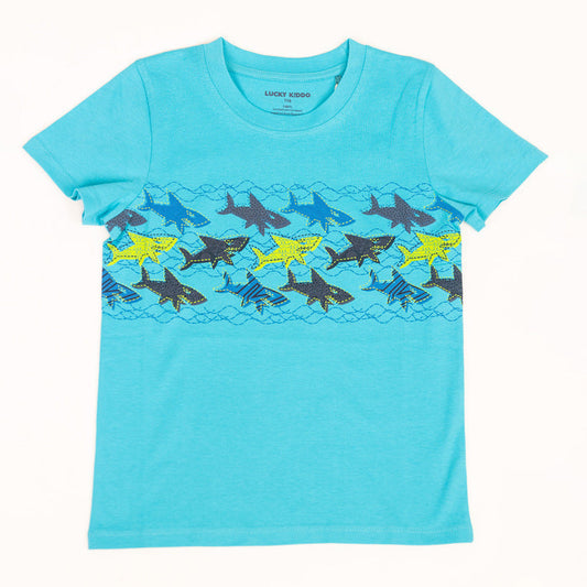 Fiú póló Sharks