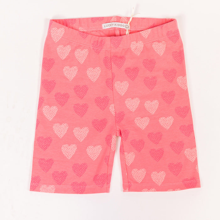 Lány rövid leggings Pink Love
