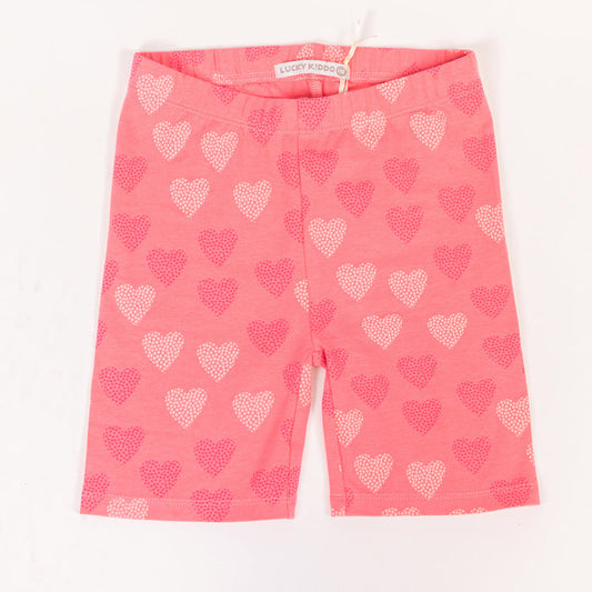 Lány rövid leggings Pink Love