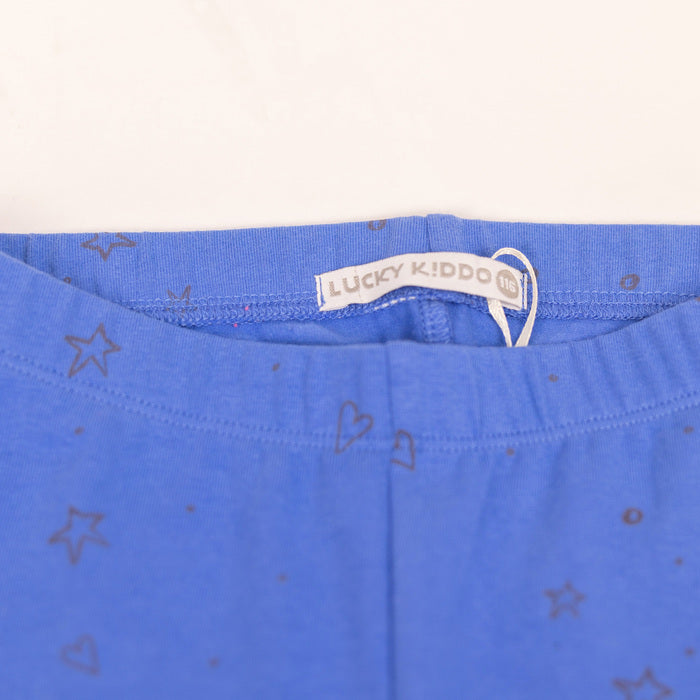 Lány rövid leggings Blue Stars