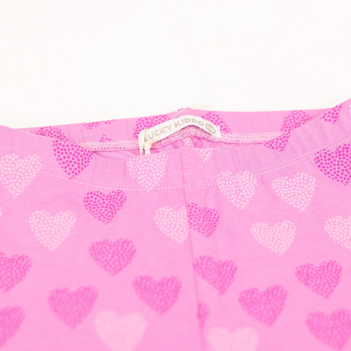 Lány rövid leggings Purple Love