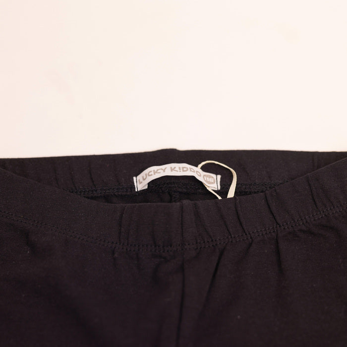 Lány rövid leggings Black