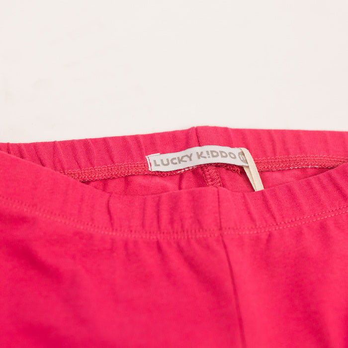 Lány rövid leggings Pink