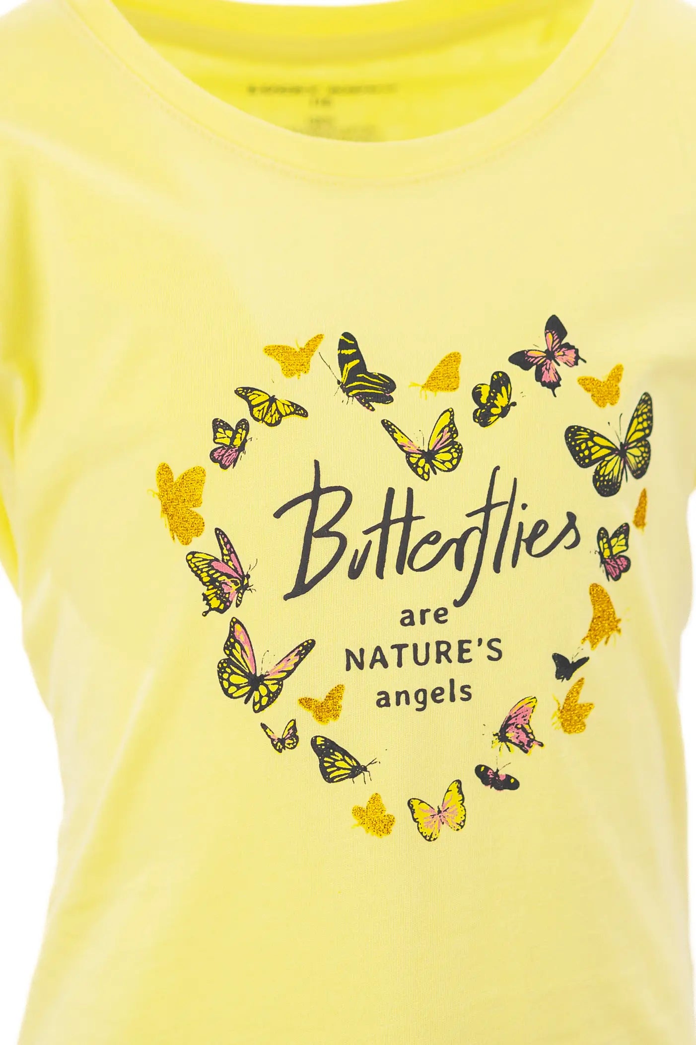 Lány póló Yellow Butterflies
