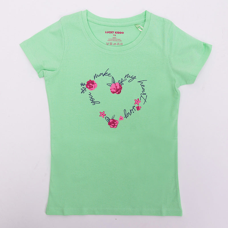 Lány póló Rose Heart