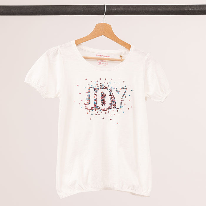 Lány póló White Joy