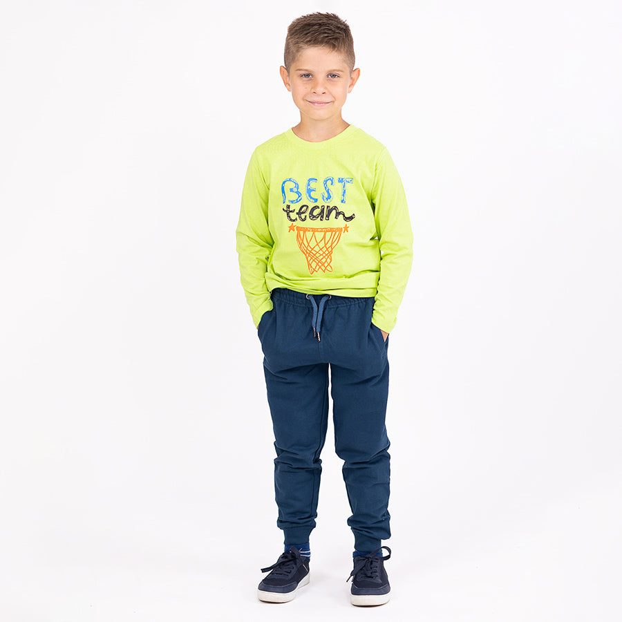 Fiú jogger nadrágok Dark Blue