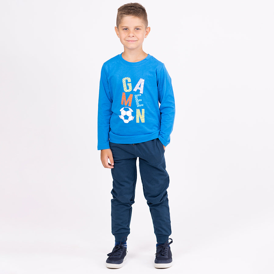 Fiú jogger nadrágok Dark Blue
