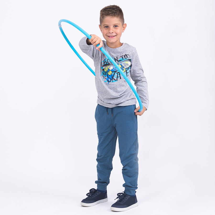 Fiú hosszú ujjú póló Born To Skate
