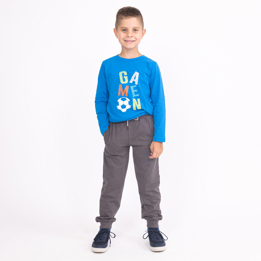 Fiú jogger nadrágok Dark Grey