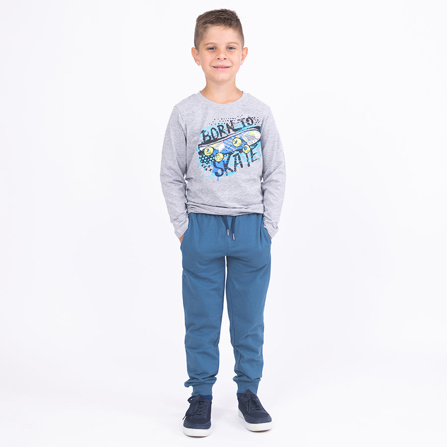 Fiú jogger nadrágok Denim Blue