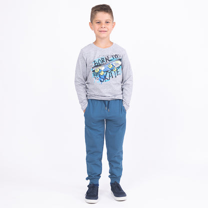 Fiú jogger nadrágok Denim Blue