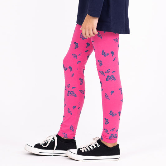 Lány Leggingsek Pink Butterflies