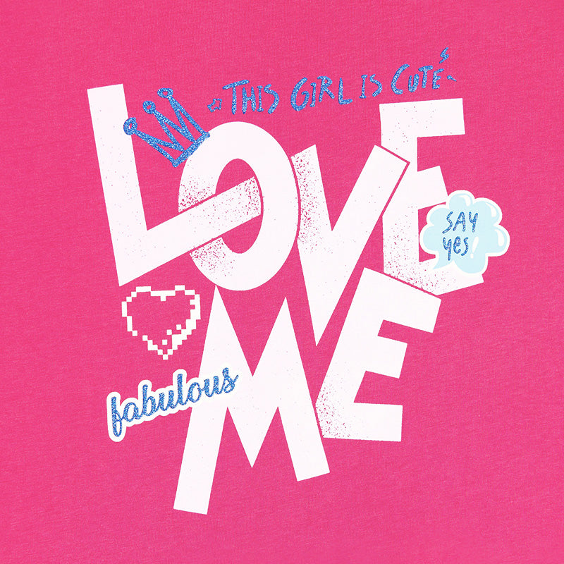 Lány hosszú ujjú póló Love Me