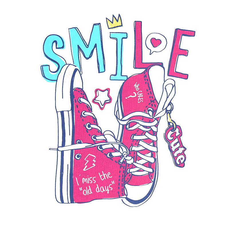 Lány hosszú ujjú póló Smile