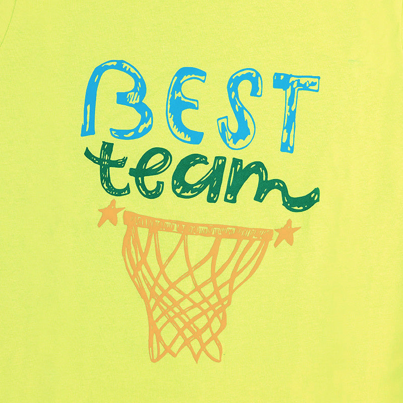Fiú hosszú ujjú póló Best Team